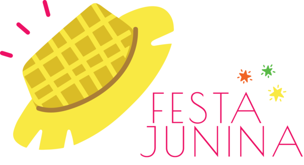 Transparent Festa Junina Logo Commodity Pattern for Brazilian Festa Junina for Festa Junina