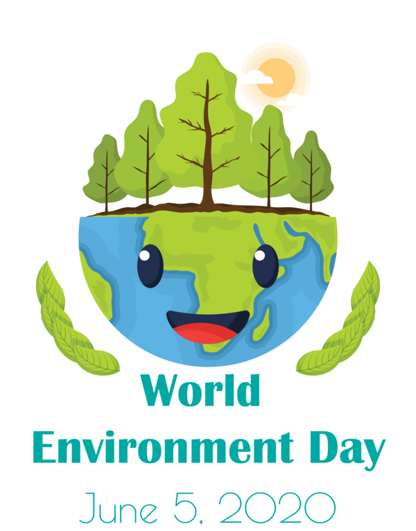 Transparent World Environment Day Leaf Logo Amphibians for Environment Day for World Environment Day