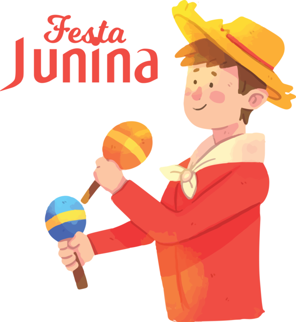 Transparent Festa Junina Party hat Line Hat for Brazilian Festa Junina for Festa Junina