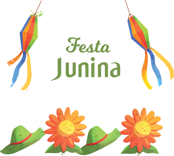 Transparent Festa Junina Floral design Cut flowers Leaf for Brazilian Festa Junina for Festa Junina