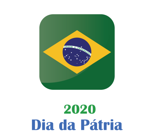 Transparent Brazil Independence Day Logo Flag of Brazil Green for Dia da Pátria for Brazil Independence Day