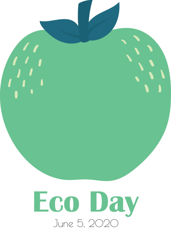 Transparent World Environment Day Logo Font Green for Eco Day for World Environment Day