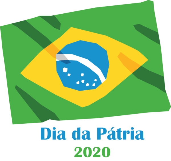 Transparent Brazil Independence Day Logo Design Text for Dia da Pátria for Brazil Independence Day