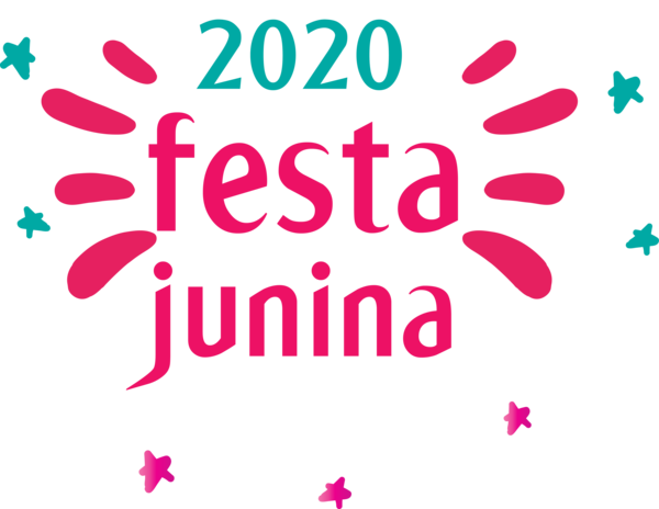 Transparent Festa Junina Logo Design Pink M for Brazilian Festa Junina for Festa Junina