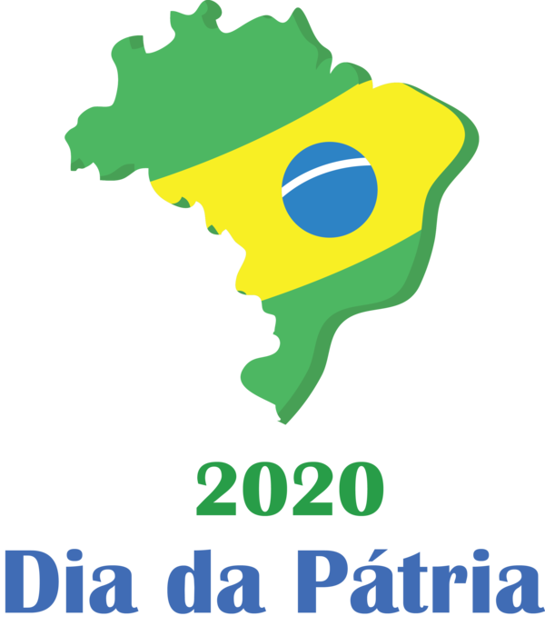 Transparent Brazil Independence Day Logo Design Green for Dia da Pátria for Brazil Independence Day