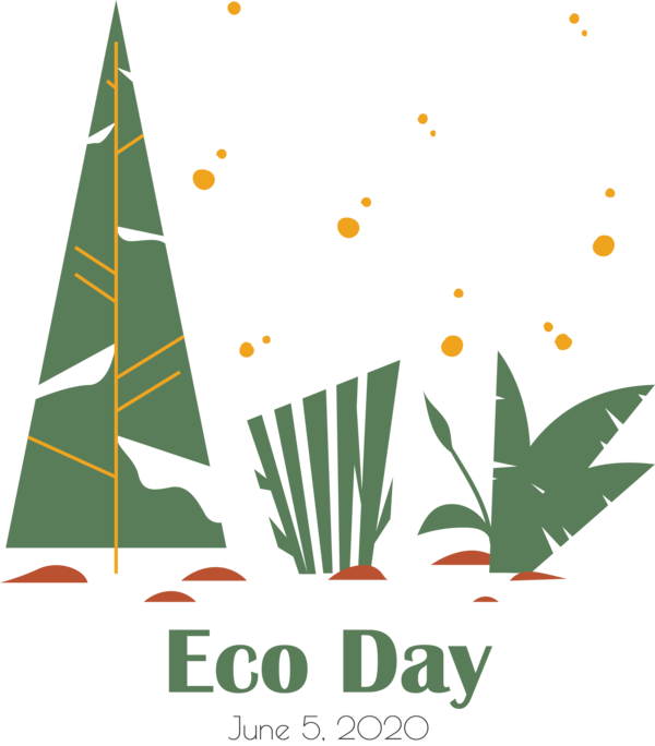Transparent World Environment Day Logo Text for Eco Day for World Environment Day