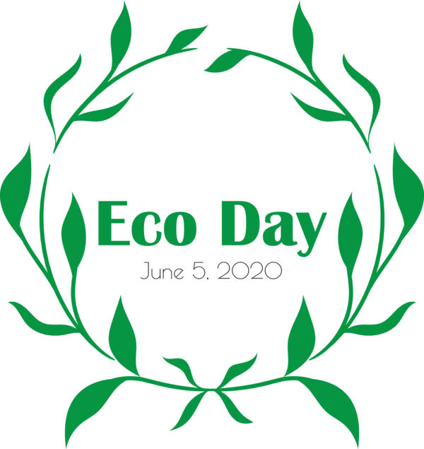 Transparent World Environment Day Plant stem Line art Logo for Eco Day for World Environment Day