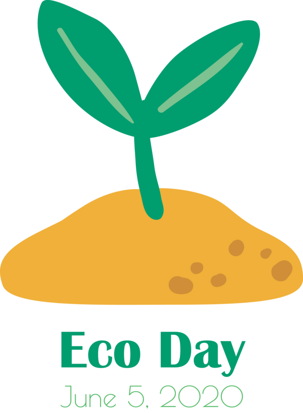 Transparent World Environment Day Leaf Plant stem Logo for Eco Day for World Environment Day