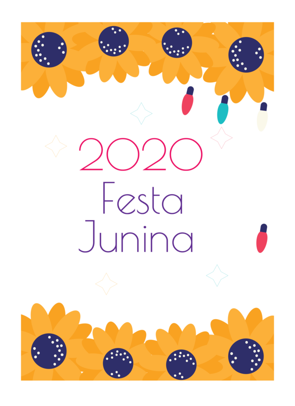 Transparent Festa Junina Greeting card Paper Yellow for Brazilian Festa Junina for Festa Junina