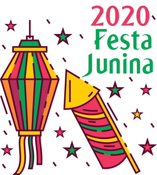 Transparent Festa Junina Design Pattern Line for Brazilian Festa Junina for Festa Junina
