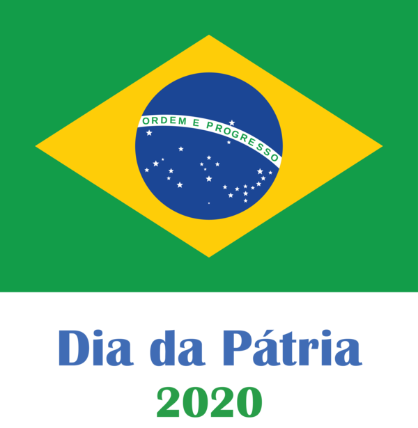 Transparent Brazil Independence Day Brazil Flag of Brazil Flag for Dia da Pátria for Brazil Independence Day