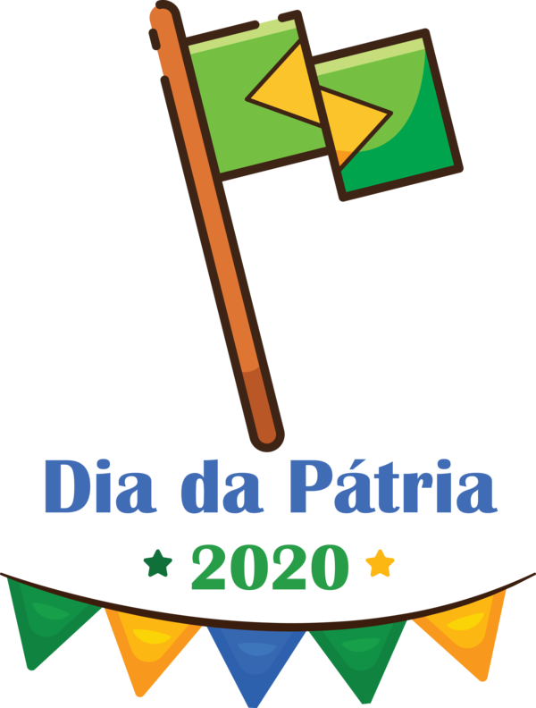 Transparent Brazil Independence Day Triangle Angle Logo for Dia da Pátria for Brazil Independence Day