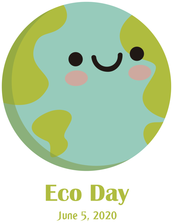 Transparent World Environment Day Logo Produce Green for Eco Day for World Environment Day