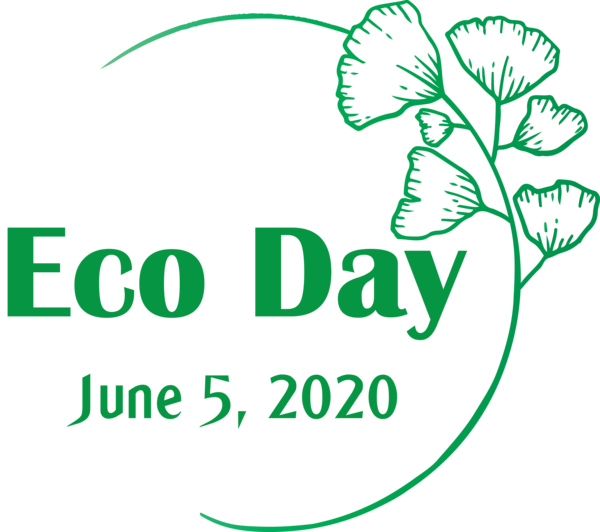 Transparent World Environment Day Logo Design for Eco Day for World Environment Day
