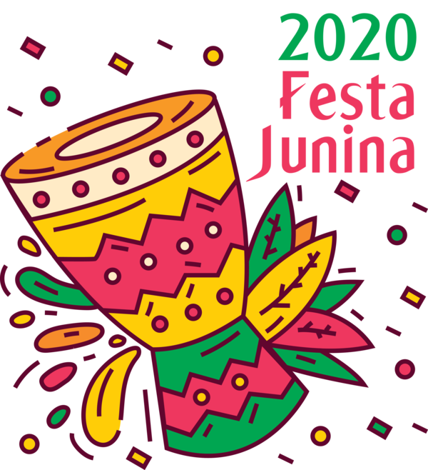 Transparent Festa Junina Cartoon Design Area for Brazilian Festa Junina for Festa Junina