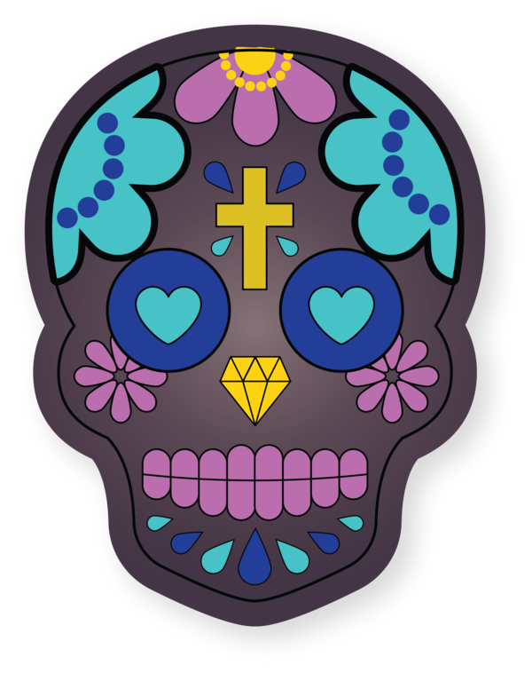 Transparent Cinco De Mayo Drawing Skull art Day of the Dead for Fifth of May for Cinco De Mayo