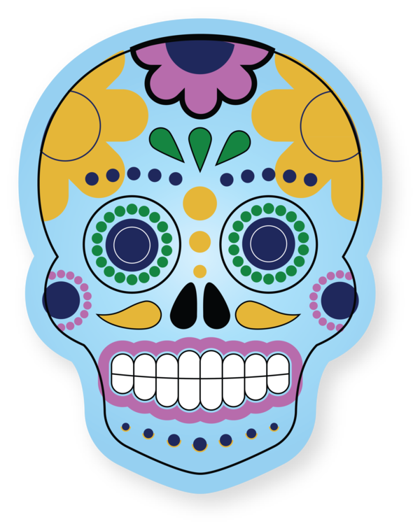 Transparent Cinco De Mayo Drawing Skull art Cartoon for Fifth of May for Cinco De Mayo