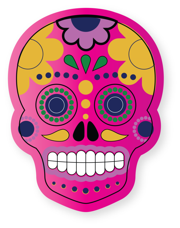 Transparent Cinco De Mayo Drawing Transparency Skull art for Fifth of May for Cinco De Mayo