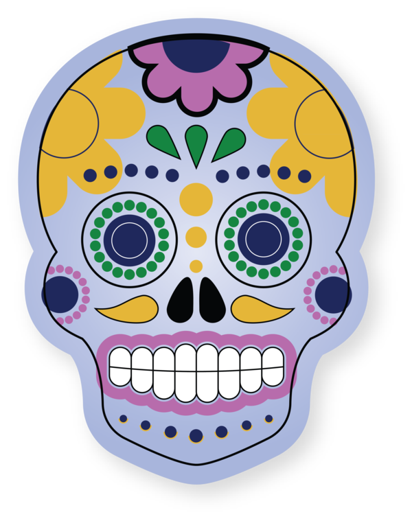 Transparent Cinco De Mayo Skull art Drawing Anatomy for Fifth of May for Cinco De Mayo
