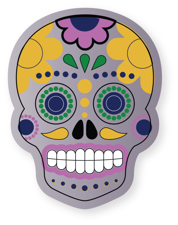 Transparent Cinco De Mayo Drawing Royalty-free Skull art for Fifth of May for Cinco De Mayo