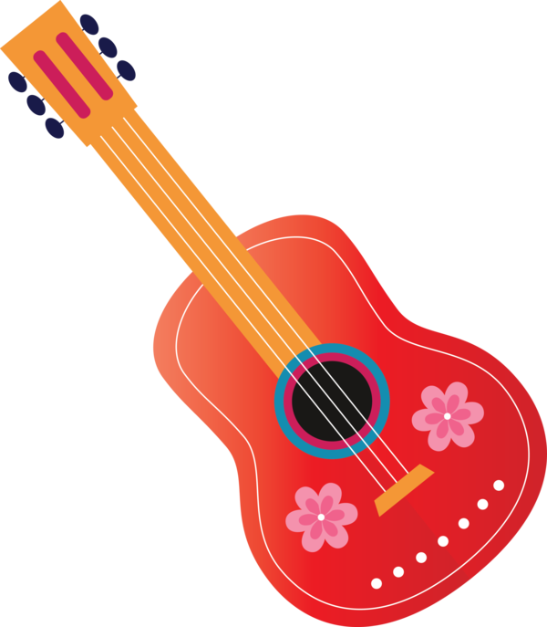 Transparent Cinco de mayo Acoustic guitar Acoustic-electric guitar Electronic musical instrument for Fifth of May for Cinco De Mayo