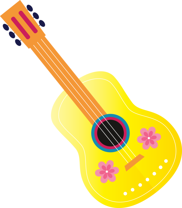 Transparent Cinco de mayo Acoustic guitar Acoustic-electric guitar Slide guitar for Fifth of May for Cinco De Mayo