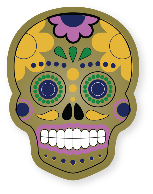 Transparent Cinco De Mayo Drawing Skull art Transparency for Fifth of May for Cinco De Mayo