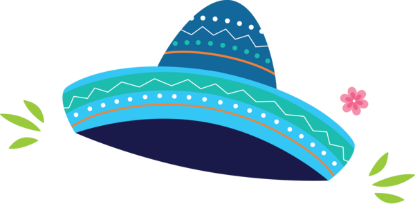 Transparent Cinco de mayo Logo Hat Line for Fifth of May for Cinco De Mayo