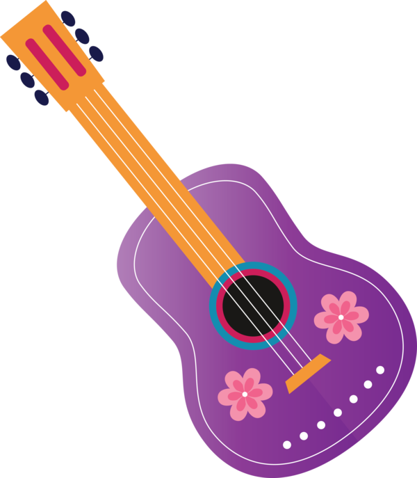 Transparent Cinco de mayo Acoustic guitar Bass guitar Acoustic-electric guitar for Fifth of May for Cinco De Mayo