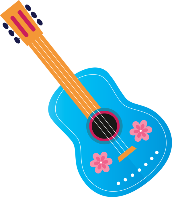 Transparent Cinco de mayo Acoustic guitar Acoustic-electric guitar Electric guitar for Fifth of May for Cinco De Mayo