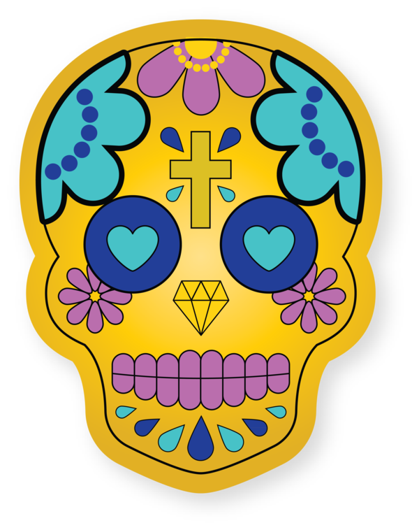Transparent Cinco De Mayo Skull art Drawing Day of the Dead for Fifth of May for Cinco De Mayo