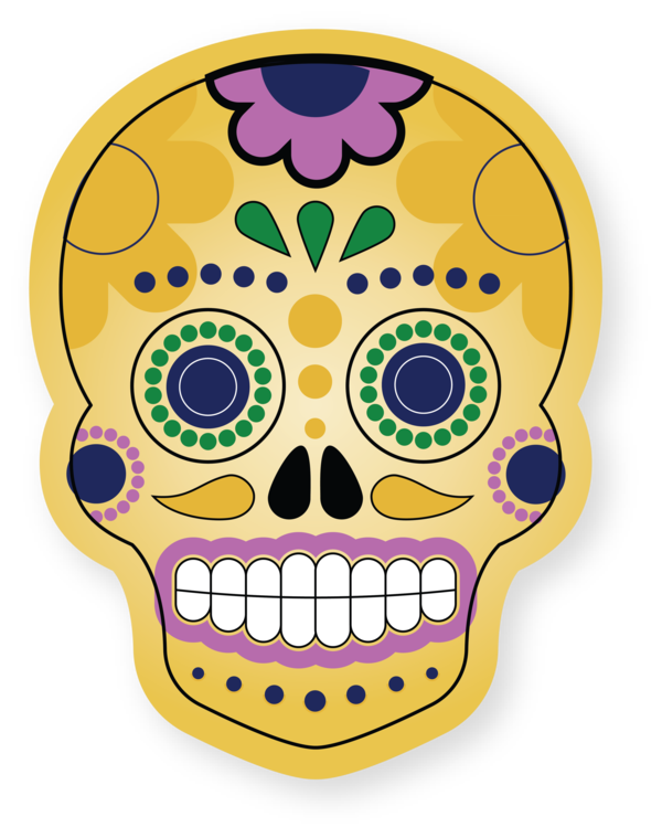 Transparent Cinco De Mayo Drawing Skull art Cartoon for Fifth of May for Cinco De Mayo