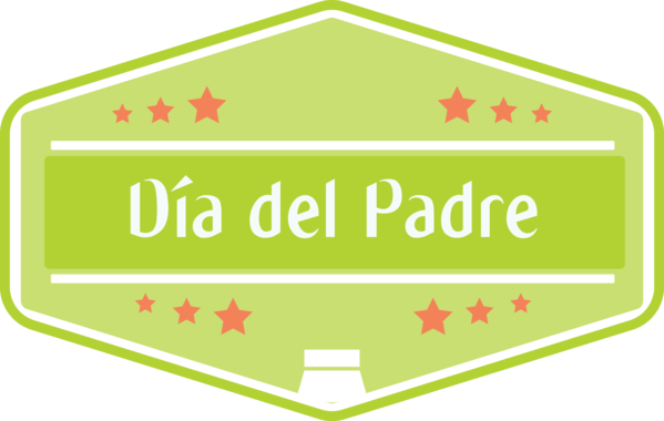 Transparent Father's Day Logo Leaf Design for Happy Father's Day for Fathers Day