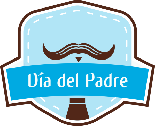 Transparent Father's Day Logo Line Area for Happy Father's Day for Fathers Day