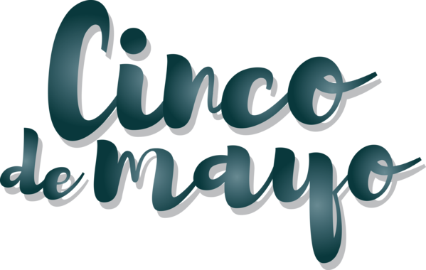 Transparent Cinco de mayo Logo Font Mexico for Fifth of May for Cinco De Mayo