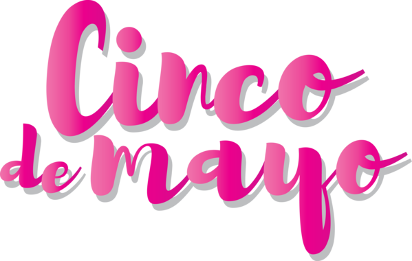Transparent Cinco de mayo Logo Font Meter for Fifth of May for Cinco De Mayo
