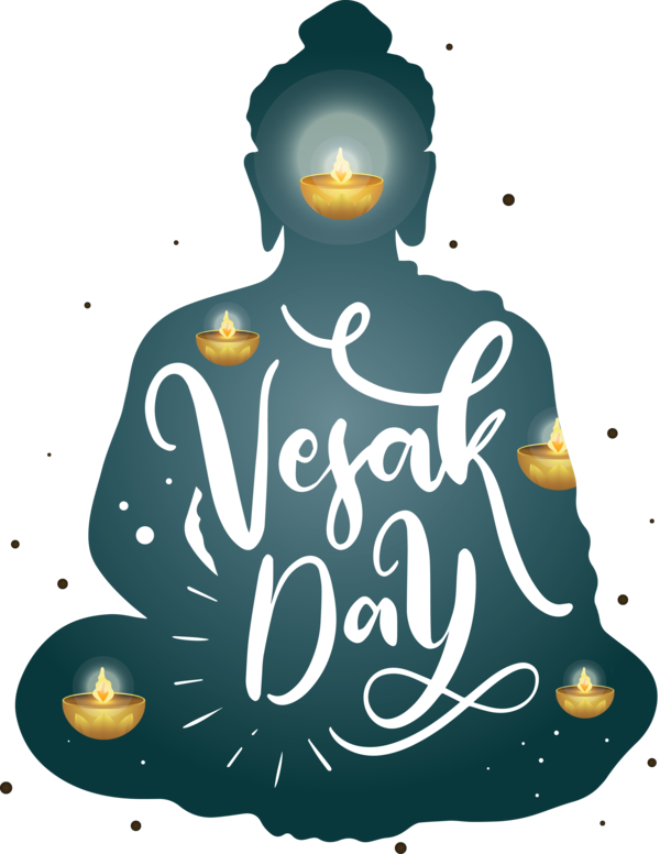 Transparent Vesak Vesak Buddharupa Halal for Buddha Day for Vesak