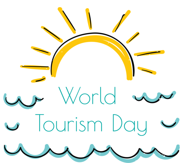 Transparent World Tourism Day Transparency Design Logo for Tourism Day for World Tourism Day