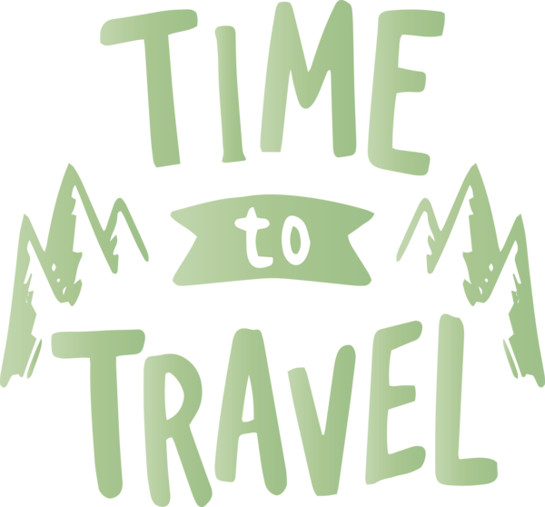 Transparent World Tourism Day Logo Font Green for Tourism Day for World Tourism Day