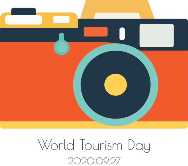 Transparent World Tourism Day Logo Yellow Pattern for Tourism Day for World Tourism Day