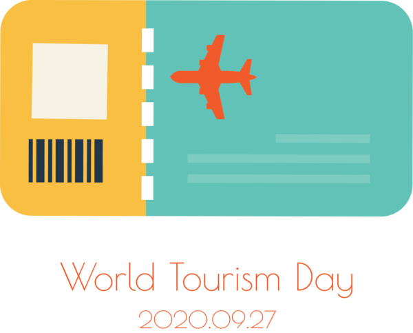 Transparent World Tourism Day Logo Font Line for Tourism Day for World Tourism Day