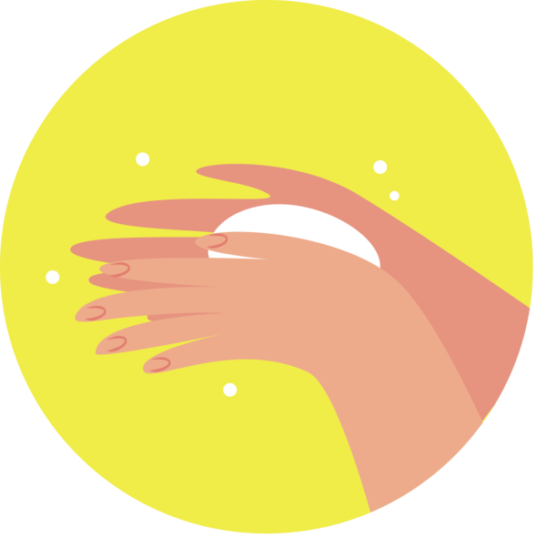 Transparent Global Handwashing Day Logo Yellow Meter for Hand washing for Global Handwashing Day
