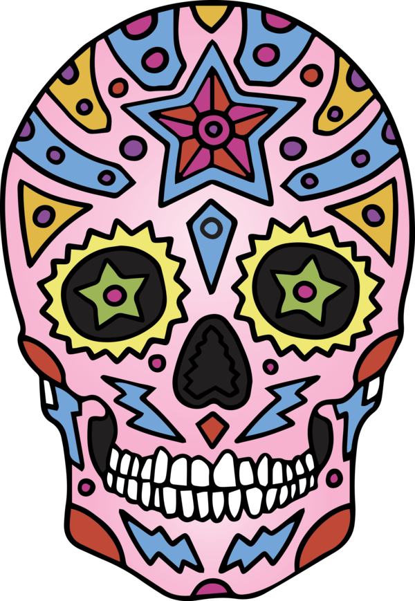 Transparent Cinco de mayo Black Skull Visual arts for Mexican Skull for Cinco De Mayo