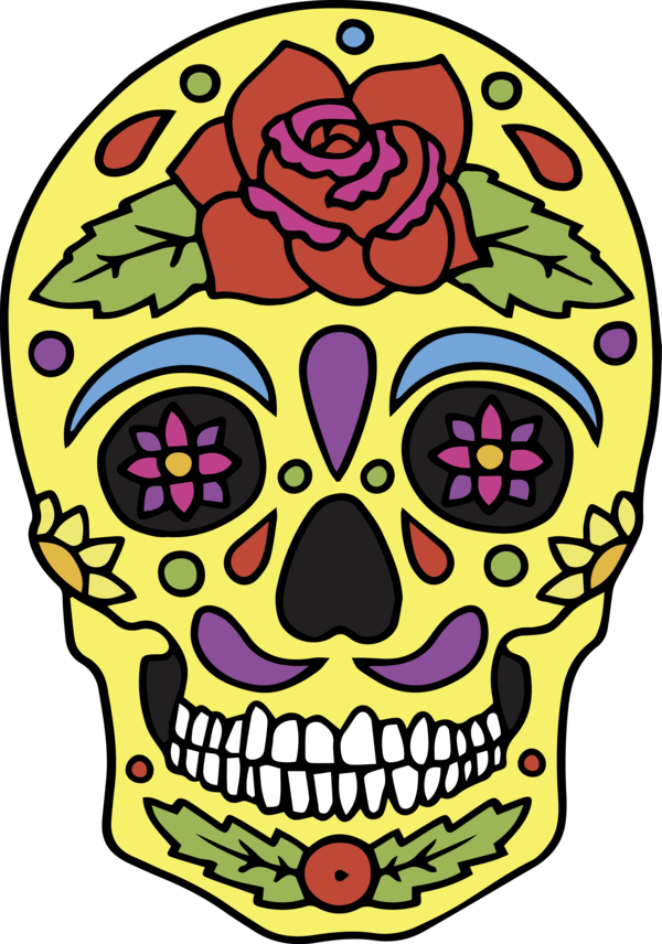 Transparent Cinco de mayo Visual arts Drawing Watercolor painting for Mexican Skull for Cinco De Mayo