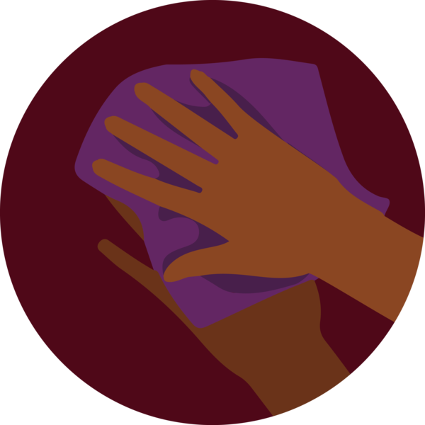 Transparent Global Handwashing Day Purple H&M Meter for Hand washing for Global Handwashing Day