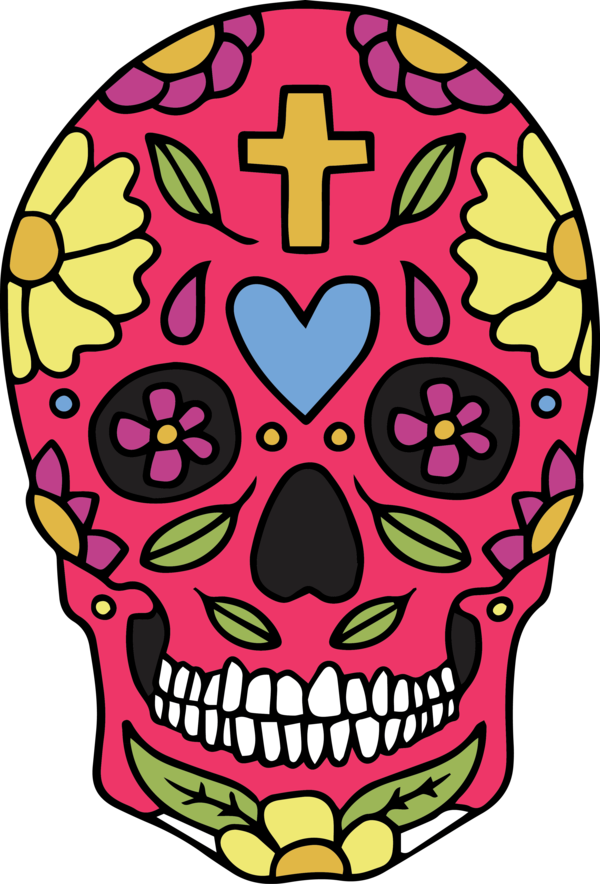 Transparent Cinco de mayo Visual arts Cartoon Drawing for Mexican Skull for Cinco De Mayo