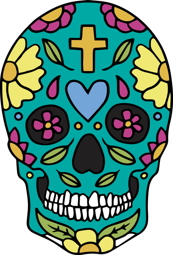 Transparent Cinco de mayo Drawing Skull art Cartoon for Mexican Skull for Cinco De Mayo