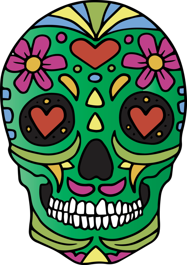 Transparent Cinco de mayo Skull art Drawing Visual arts for Mexican Skull for Cinco De Mayo