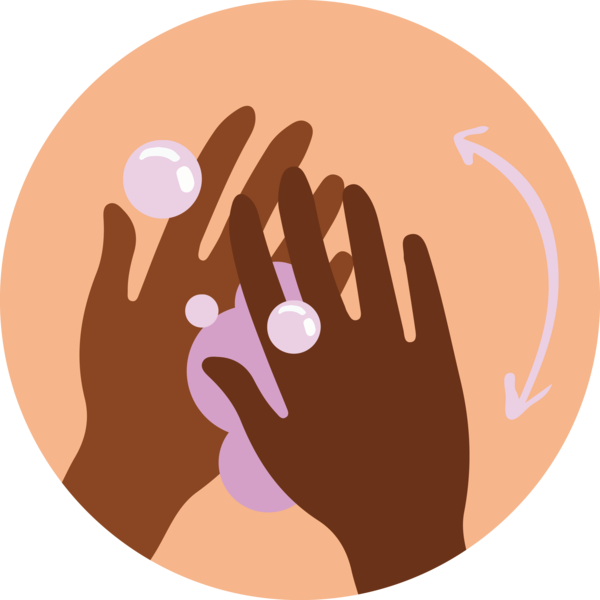 Transparent Global Handwashing Day Hand model Nail Hand for Hand washing for Global Handwashing Day
