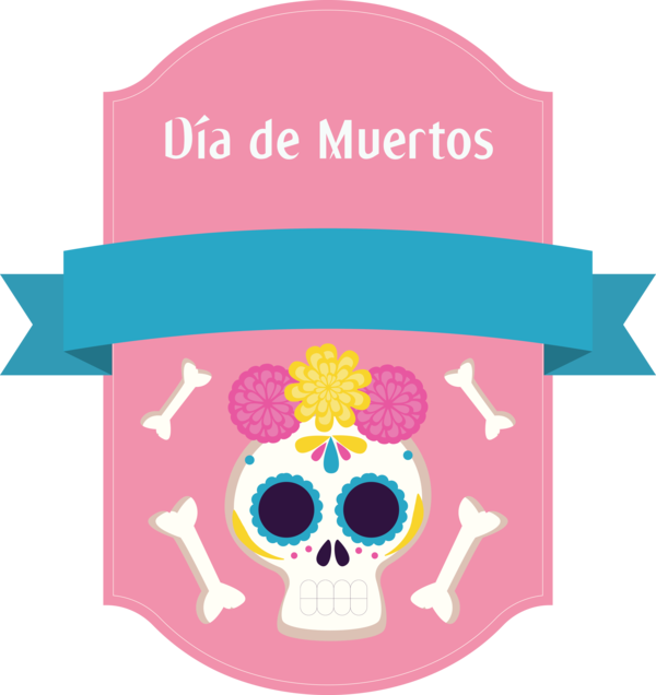 Transparent Day of the Dead The Blue Elephant Learning Center Design Logo for Día de Muertos for Day Of The Dead